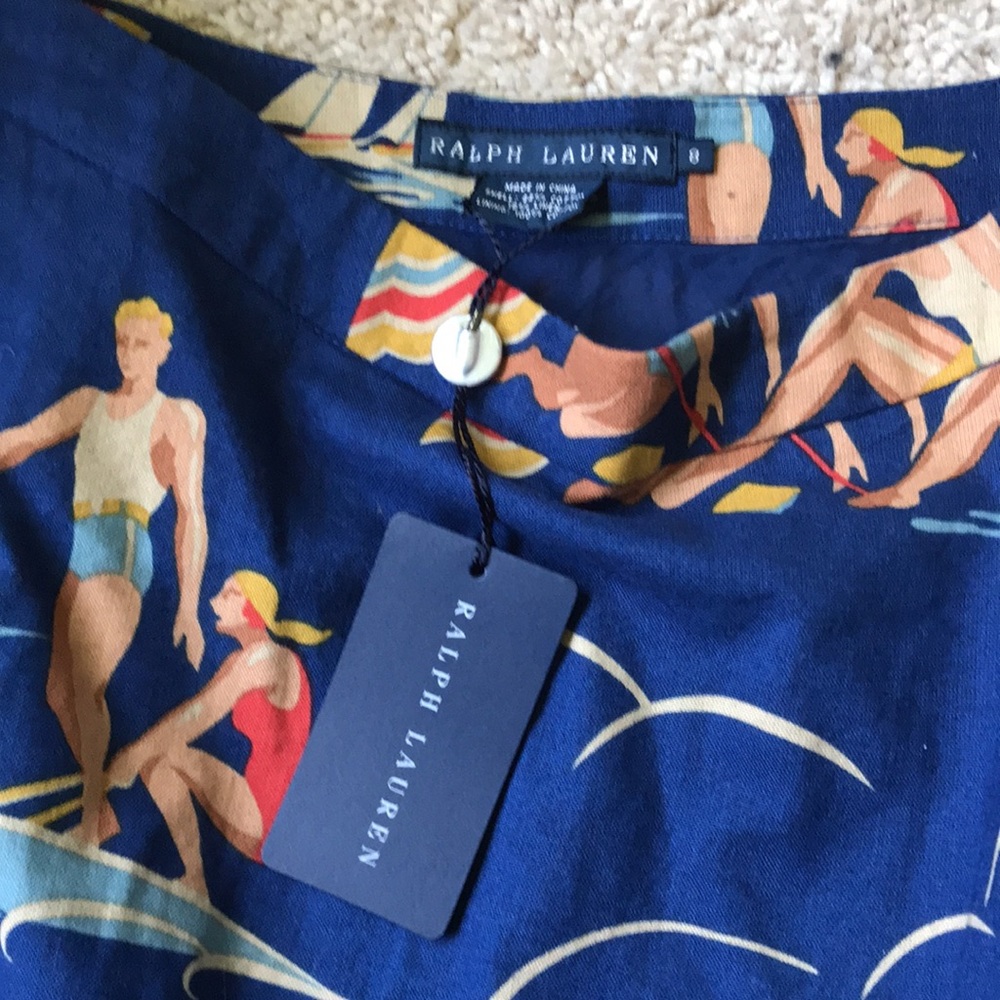NWT Ralph Lauren Mikaela Retro Print Skirt - Picture 12 of 16